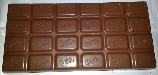Nahaufnahme: Milka Brezel Time Oberseite